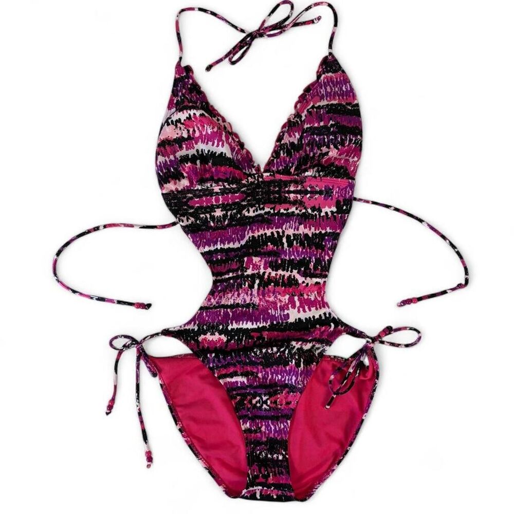 Vintage Y2K XOXO Monokini / Cutout Tankini